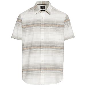 Camel Active Kurzarmhemd gelb-oliv-beige gestreift XXL