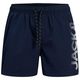 Jack&Jones Badeshorts Übergröße navy JPSTMAUI Print