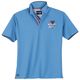 Redfield Übergrößen Poloshirt hellblau maritim