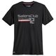 Redfield XXL T-Shirt schwarz Frontprint Sailors