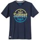 Redfield Übergrößen T-Shirt Print Sunset denimblau