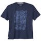 Redfield Übergrößen T-Shirt Summer Print denimblau