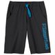 Redfield Übergrößen Sweatbermuda schwarz Print