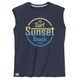 Redfield XXL Muskelshirt Print Sunset dunkelblau Redfield XXL Muskelshirt Print Sunset dunkelblau