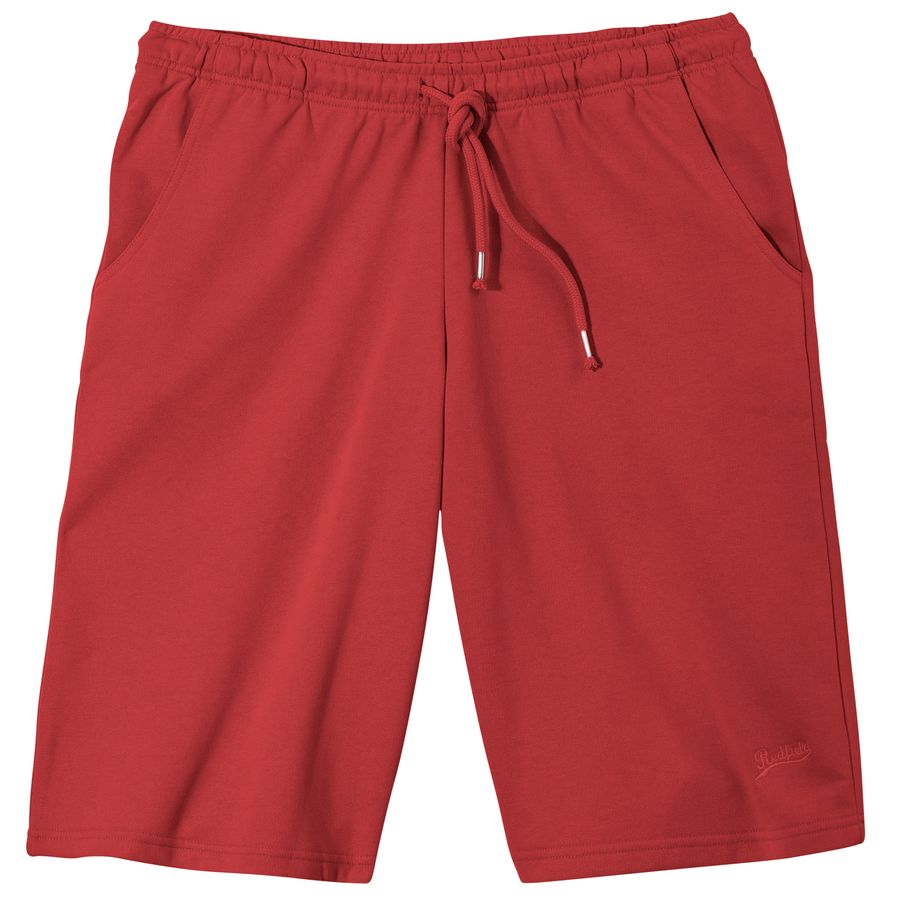 Redfield Übergrößen Joggingbermuda rot Carl