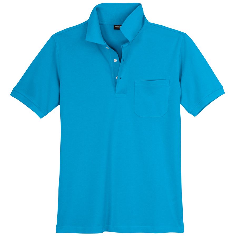 Redfield XXL Basic Poloshirt Ralph aquablau