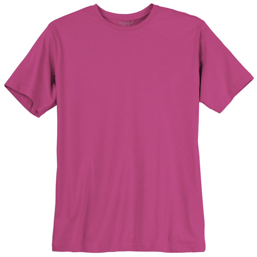 Redfield Übergrößen Basic T-Shirt fuchsia Tom