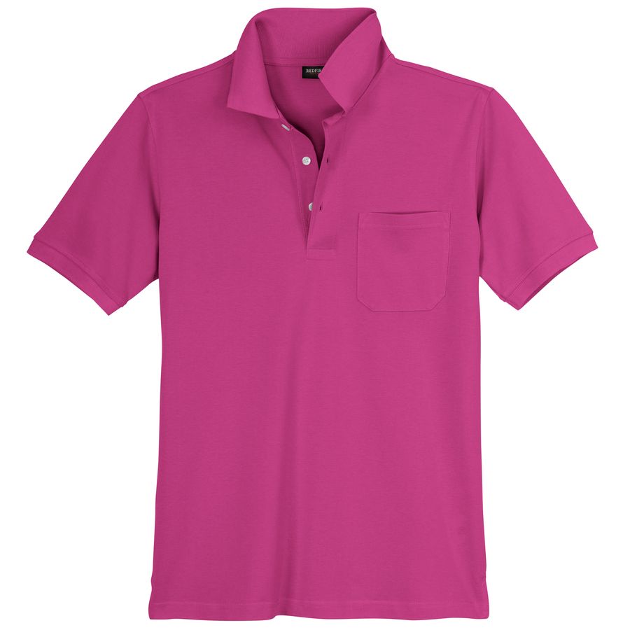 Redfield Übergrößen Basic Poloshirt Ralph fuchsia