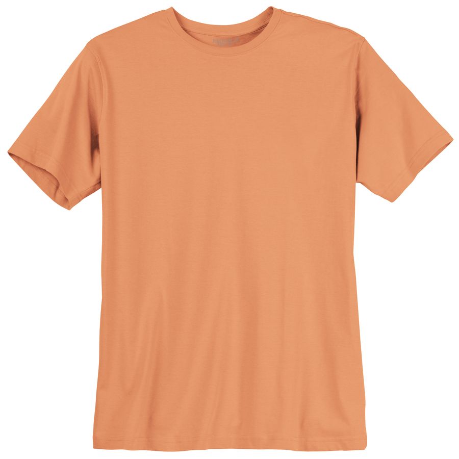 Redfield Übergrößen Basic T-Shirt orange Tom