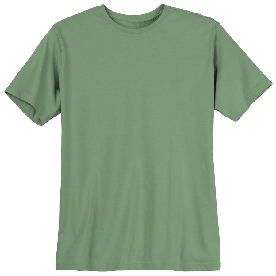 Redfield Übergrößen Basic T-Shirt salbeigrün