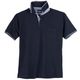 North Latitude Polo navy Übergröße Kontraststreifen