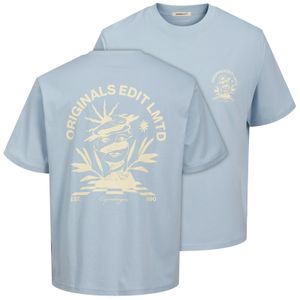 Jack&Jones T-Shirt Rückenprint hellblau XXL JORBELLAGIO