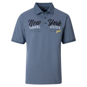 CasaModa Stretch-Poloshirt blaugrau Übergröße modisch