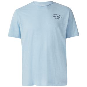 s.Oliver Übergrößen T-Shirt hellblau melange