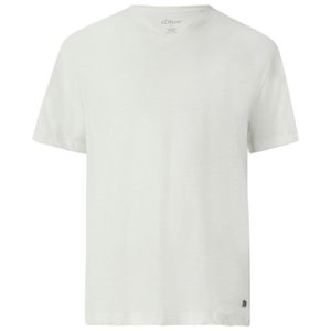 s.Oliver Übergrößen V-Neck T-Shirt weiß melange