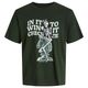 Jack&Jones T-Shirt Übergröße dunkeloliv Skull JJSULLY