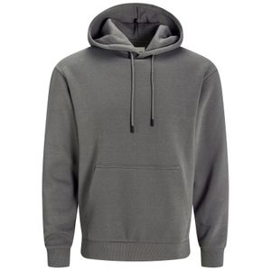 Jack&Jones Hoodie Übergröße JJEBRADLEY grau