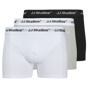 Jack&Jones 3er-Pack XXL Pants JACSOHO schwarz/weiß