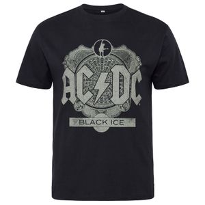 North Latitude Übergröße Fan-T-Shirt ACDC schwarz 