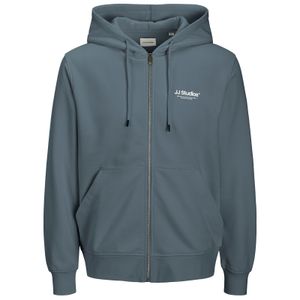 Jack&Jones XXL Kapuzen-Sweatjacke JJESOHO blaugrau