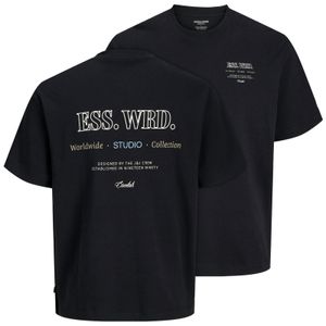 Jack&Jones XXL T-Shirt schwarz Rückenprint JJEURBAN