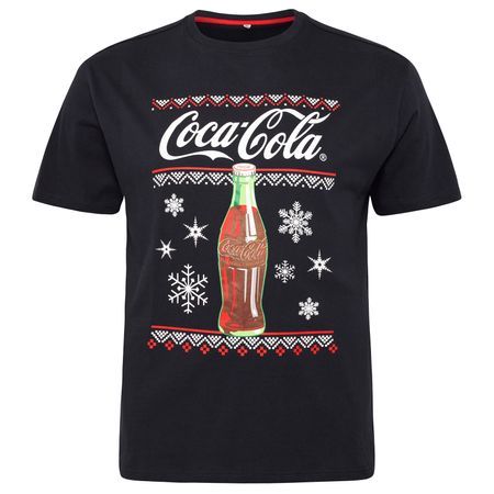 North Latitude T-Shirt Übergröße CocaCola Print schwarz North Latitude T-Shirt Übergröße CocaCola Print schwarz