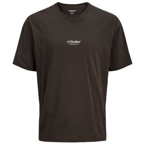 Jack&Jones Übergrößen T-Shirt dunkelbraun JJESOHO