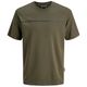 Jack&Jones Übergrößen T-Shirt oliv JCOFUSION Print