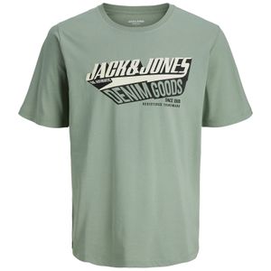 Jack&Jones T-Shirt Übergröße salbeigrün Logoprint