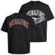 Jack&Jones T-Shirt schwarz XXL Rückenprint JOREAGLEROCK