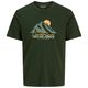 Jack&Jones T-Shirt oliv Übergröße JJSUN Frontprint