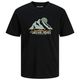 Jack&Jones T-Shirt schwarz Übergröße JJSUN Frontprint