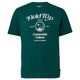 s.Oliver Übergrößen T-Shirt dunkelgrün Frontprint