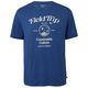 s.Oliver Übergrößen T-Shirt blau modisch Frontprint