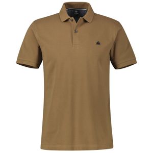Lerros Übergröße Basic-Poloshirt braun