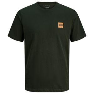 Jack&Jones T-Shirt oliv XXL Brustprint JJBRANDY
