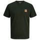 Jack&Jones T-Shirt oliv XXL Brustprint JJBRANDY