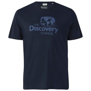 s.Oliver T-Shirt Übergrößen navy Discovery™ Frontprint