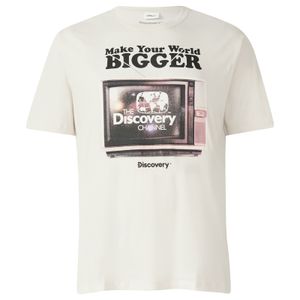 s.Oliver T-Shirt Übergrößen sand Discovery™ Frontprint