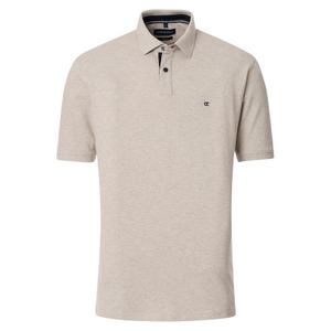 CasaModa Stretch-Poloshirt XXL beige melange