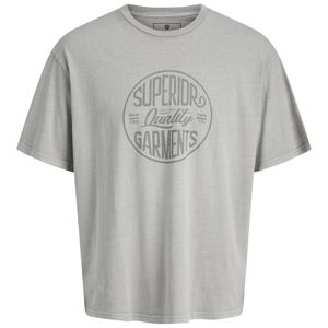 Jack&Jones T-Shirt hellgrau used Übergröße JPRBLUALFRED