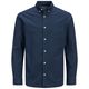 Jack&Jones Übergrößen Stretch-Langarmhemd navy