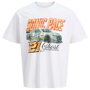 Jack&Jones T-Shirt weiß Übergröße Print JORFORMULA