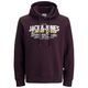Jack&Jones Übergröße Hoodie pflaume JJELOGO Print