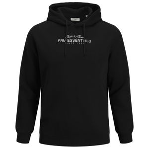 Jack&Jones Übergröße Hoodie schwarz JPRBLACASPER Print