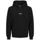 Jack&Jones Übergröße Hoodie schwarz Frontprint JJESOHO
