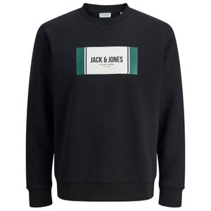Jack&Jones Übergrößen Sweatshirt schwarz Print JJHAYATO