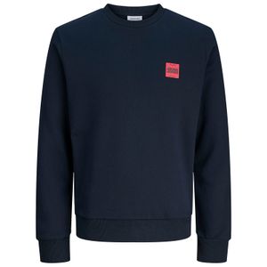 Jack&Jones Übergrößen Sweatshirt navy Print JJBRANDY