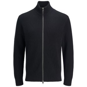 Jack&Jones Übergrößen Strickjacke JJEPERFECT schwarz