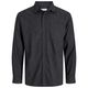 Jack&Jones Übergröße Flanellhemd JJECLASSIC dunkelgrau